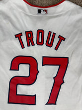 Load image into Gallery viewer, Los Angeles Angels Jersey YOUTH LARGE Men’s Small Mike Trout New NWT Majestic
