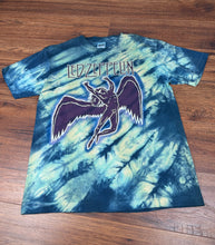 Load image into Gallery viewer, Led Zeppelin T Shirt Medium Vintage Rock Music Band Tie Dye 80s
