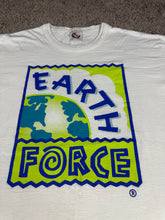 Load image into Gallery viewer, Nature T Shirt Large Vintage Earth Force Globe Conservation
