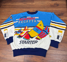 Load image into Gallery viewer, Starter Sweatshirt Medium Large Vintage Sailing Crewneck Rare
