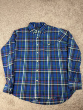 Load image into Gallery viewer, Polo Plaid Shirt Medium Button Up Vintage Flannel
