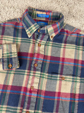 Load image into Gallery viewer, Pendleton Flannel Shirt Medium Vintage Plaid Button Up
