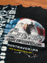 Load image into Gallery viewer, Harley Davidson T Shirt XL Vintage Y2K Tie Dye Eagle Motorcycles Biker
