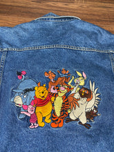 Load image into Gallery viewer, Jean Jacket Large Vintage Disney Denim Coat 90s
