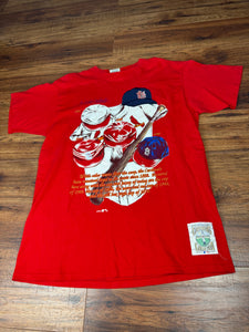 St Louis Cardinals T Shirt Large XL Vintage Nutmeg Baseball