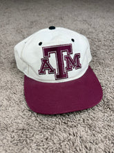 Load image into Gallery viewer, Texas A&amp;M Hat Vintage Starter Snap Back College Football
