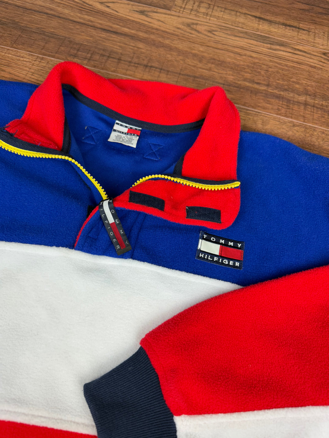 Tommy Hilfiger Jacket Medium Vintage Fleece USA