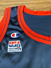 Load image into Gallery viewer, Champion Basketball Jersey 48 XL Vintage Dream Team USA Olympics Glenn Robinson
