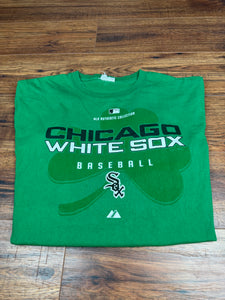 Chicago White Sox T Shirt Baseball Large Irish