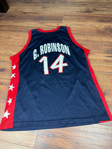 Champion Basketball Jersey 48 XL Vintage Dream Team USA Olympics Glenn Robinson