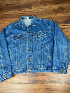 Jean Jacket Large Vintage Disney Denim Coat 90s