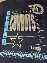 Load image into Gallery viewer, Dallas Cowboys T Shirt Large XL Vintage Salem Sportswear Football 90s
