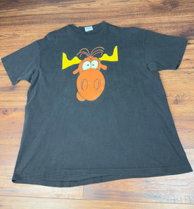 Taco Bell T Shirt XL Bullwinkle Vintage Cartoons