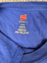 Load image into Gallery viewer, Computer T Shirt Large Vintage 2000s Hanes Technology Software Parody Y2K Blue
