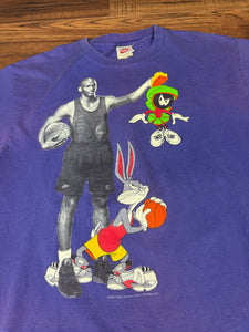 Nike T Shirt Large Vintage Michael Jordan Looney Tunes 90s