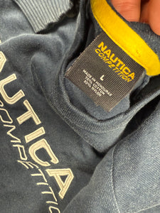Nautica Competition Sweatshirt Large Vintage Crewneck