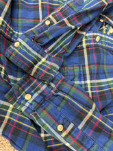 Load image into Gallery viewer, Polo Plaid Shirt Medium Button Up Vintage Flannel
