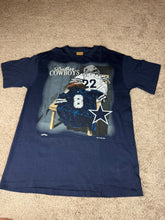 Load image into Gallery viewer, Dallas Cowboys T Shirt Large Vintage Nutmeg Football
