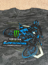 Load image into Gallery viewer, Motocross T Shirt Medium Camo Monster Racing BMX
