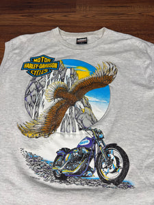 Harley Davidson T Shirt Large Vintage Tank Top Motorcycles Biker Eagle