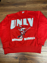 Load image into Gallery viewer, UNLV Sweatshirt Medium Large Vintage Runnin Rebels Crewneck College
