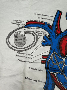 Anatomy T Shirt XL Vintage 90s Heart