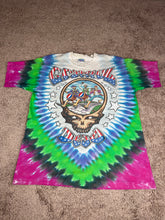 Load image into Gallery viewer, Grateful Dead T Shirt XL Vintage 90s Liquid Blue USA Tie Dye Used
