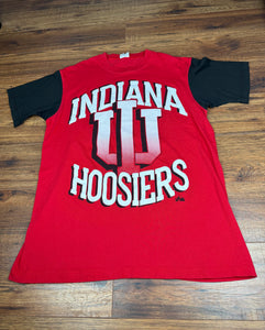 Indiana Hoosiers T Shirt Large XL Vintage College