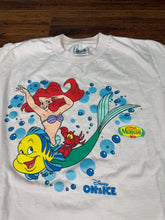 Load image into Gallery viewer, Little Mermaid T Shirt YOUTH Large Vintage Disney Men’s Extra Small
