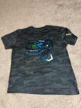 Load image into Gallery viewer, Motocross T Shirt Medium Camo Monster Racing BMX
