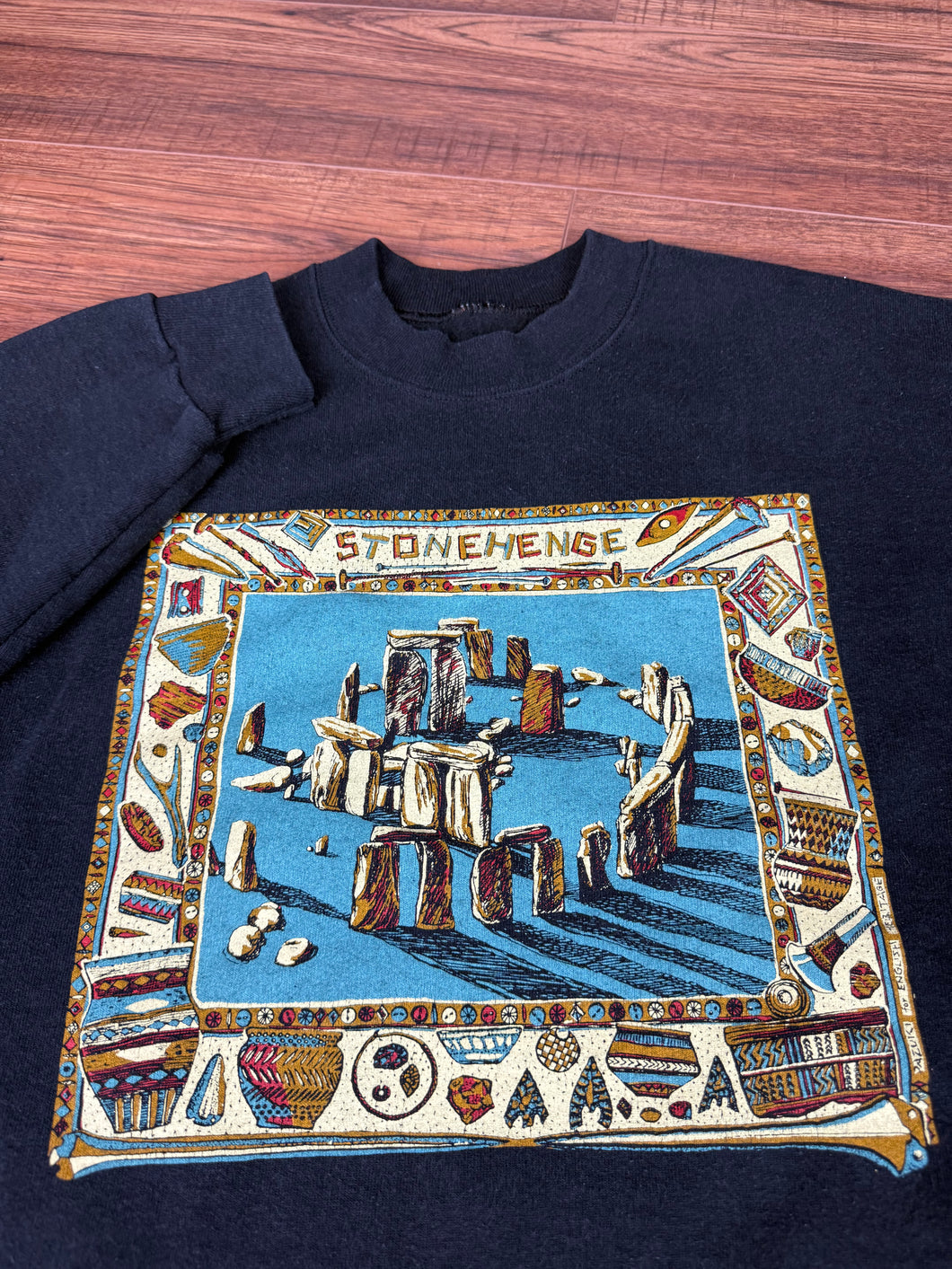 Stonehenge Sweatshirt Medium Vintage Crewneck