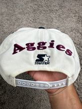 Load image into Gallery viewer, Texas A&amp;M Hat Vintage Starter Snap Back College Football
