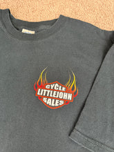 Load image into Gallery viewer, Biker T Shirt XL Vintage 2000s Y2K Motorcycles Flames
