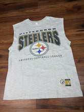 Load image into Gallery viewer, Pittsburgh Steelers T Shirt Large Vintage 90s Tank Top Football
