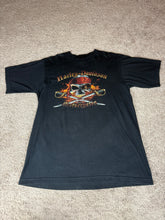 Load image into Gallery viewer, Harley Davidson T Shirt Large Vintage 2000s Y2K Biker Motorcycles Pirate Vegas

