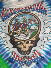 Load image into Gallery viewer, Grateful Dead T Shirt XL Vintage 90s Liquid Blue USA Tie Dye Used
