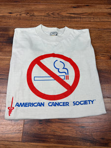 Anti Smoking T Shirt Medium Large Vintage 80s Cigarettes