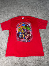 Load image into Gallery viewer, Marvel T Shirt Large Vintage 2000s Y2K Superhero Hulk Wolverine Spiderman Comics
