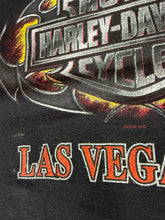 Load image into Gallery viewer, Harley Davidson T Shirt Large Vintage 2000s Y2K Biker Motorcycles Pirate Vegas
