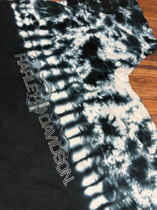 Harley Davidson T Shirt XL Vintage Y2K Tie Dye Eagle Motorcycles Biker