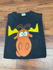 Taco Bell T Shirt XL Bullwinkle Vintage Cartoons