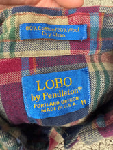 Load image into Gallery viewer, Pendleton Flannel Shirt Medium Vintage Plaid Button Up
