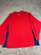 Load image into Gallery viewer, New England Patriots Shirt XL Vintage 2000s Football Long Sleeve Red
