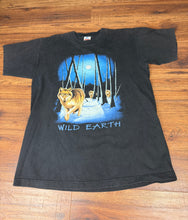 Load image into Gallery viewer, Nature T Shirt Large Vintage Wolf
