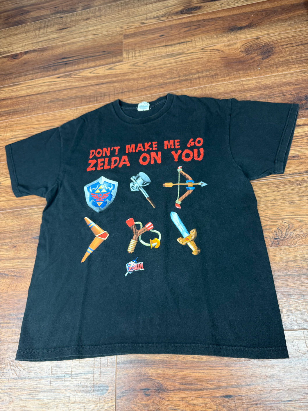 Zelda T Shirt Large Vintage 2000s Y2K Video Games Nintendo