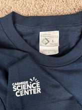 Load image into Gallery viewer, Science T Shirt Large Vintage Lunar Eclipse Moon Astronomy Carnegie
