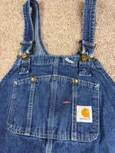 Load image into Gallery viewer, Carhartt Overalls 44x30 Men’s Denim Workwear
