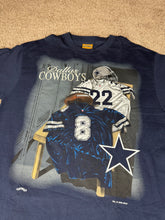 Load image into Gallery viewer, Dallas Cowboys T Shirt Large Vintage Nutmeg Football
