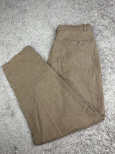 Load image into Gallery viewer, Polo Ralph Lauren Pants 33x32 Vintage Herringbone Tweed
