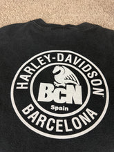 Load image into Gallery viewer, Harley Davidson T Shirt Large Biker Motorcycles Eagle Barcelona Spain
